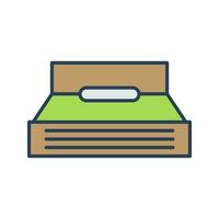 Single Bed Vector Icon