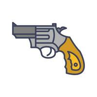 Revolver Vector Icon