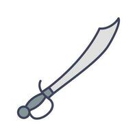 Pirate Sword Vector Icon