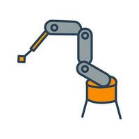 Industrial Robot Vector Icon