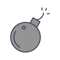 Exploding Cannon Ball Vector Icon