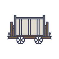 Trolley Vector Icon