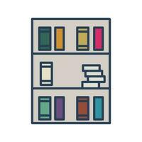 Book Shelf Vector Icon