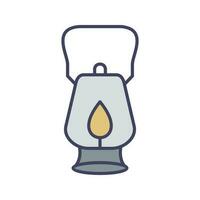 Oil Lamp Vector Icon