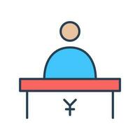 Cashier Vector Icon