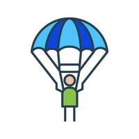 Parachuter Vector Icon