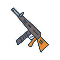 icono de vector de pistola