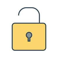 Open Lock Vector Icon