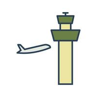 Air Control Tower Vector Icon