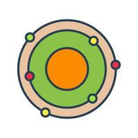 Atomic Structure Vector Icon