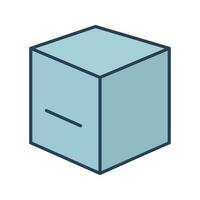 Cube Vector Icon