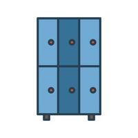 Lockers Vector Icon