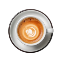 espresso koffie geïsoleerd. illustratie ai generatief png