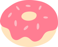 Strawberry Donut illustration png