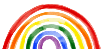 arcobaleno acquerello dipingere spazzola stile sfondo.lgbt orgoglio mese acquerello struttura concetto png