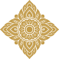 guld asiatisk lyx element, stjärna linje konst, blommig dekoration motiv för tak mönster png