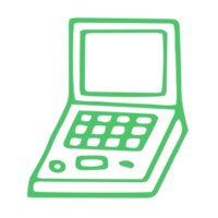 disegnato vecchio il computer portatile simbolo png