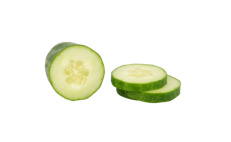 slice of cucumber isolated element png