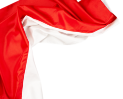 red and white satin flag for Indonesian banner png