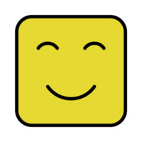 happy square icon png