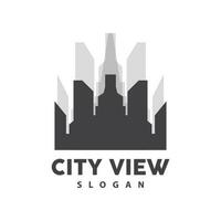 Cityscape Logo, Metropolis Skyline Design, City Building Vector, Icon Symbol Illustration vector