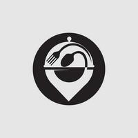 Food Point Logo designs concept vector, Restaurant logo designs template illustration vector