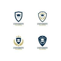 University  Academy  School and Course logo design template vector