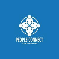 People connection  social media network business vector