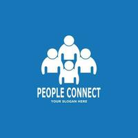 People connection  social media network business vector