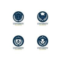 University  Academy  School and Course logo design template vector