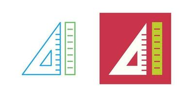 Ruler and Set Squate Vector Icon