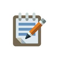 notepad icon design vector template