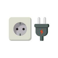 socket outlet plug in icon design vector template