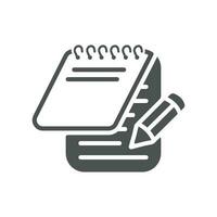 notepad icon design vector template