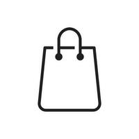 vector de diseño de icono de bolsa de compras