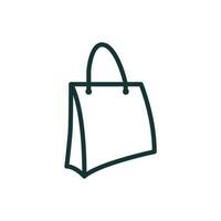 shopping bag icon design vector