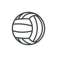 volleyball icon design vector template