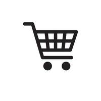 shopping cart icon design vector