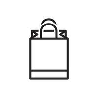 shopping bag icon design vector