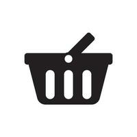 compras cesta icono diseño vector