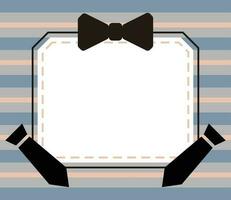 father's day background, tie icon with free space for text. Template for banner, poster, social media, web, greeting card. vector