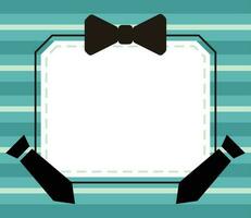 father's day background, tie icon with free space for text. Template for banner, poster, social media, web, greeting card. vector