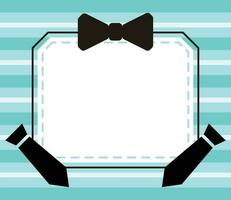 father's day background, tie icon with free space for text. Template for banner, poster, social media, web, greeting card. vector