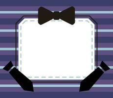 father's day background, tie icon with free space for text. Template for banner, poster, social media, web, greeting card. vector