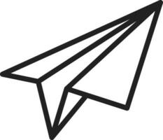 Paper Plane icon vector image.