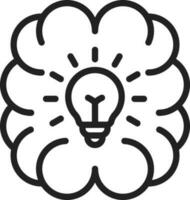 Brainstorming icon vector image.