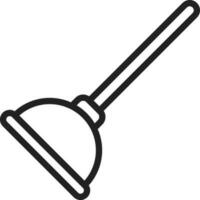 Plunger icon vector image.