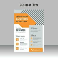 Professional clear and minimal creative corporate business flyer design template vector