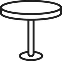 Table icon vector image.