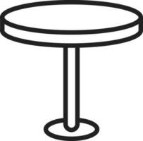 Table icon vector image.